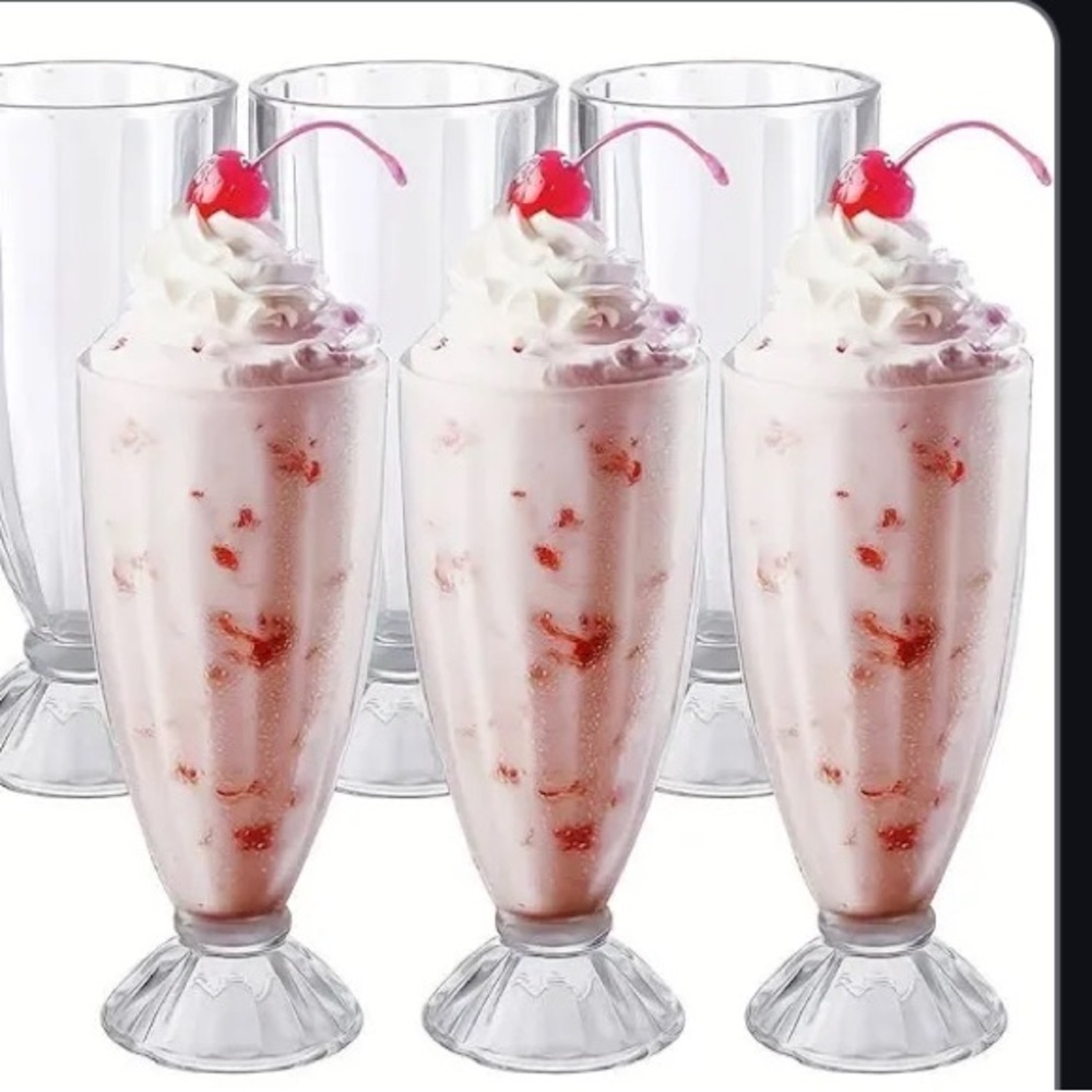 Vintage 3 Piece Dessert Glassware Set